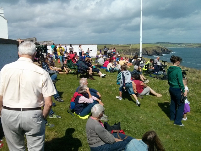 Some of the whale watchers at Galley Hd,  © Calvin Jones